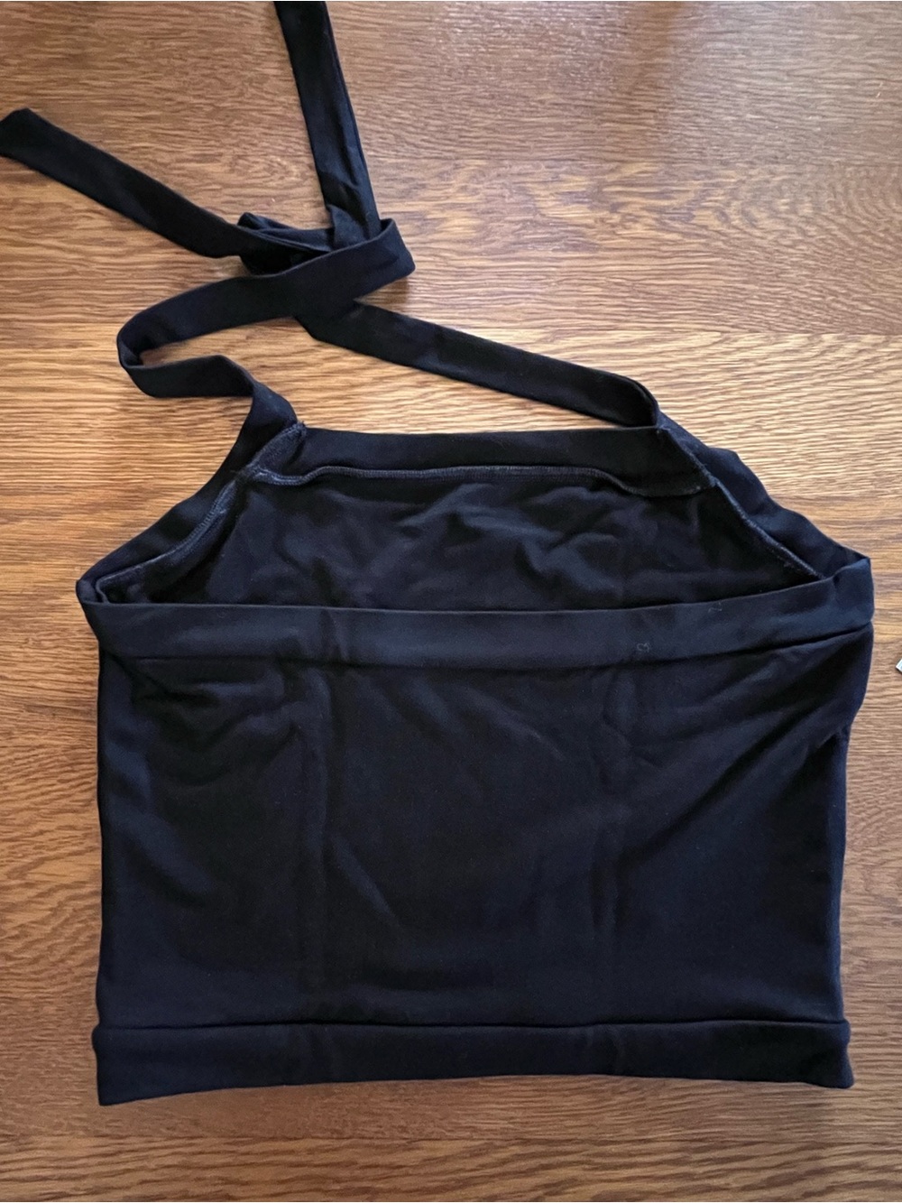 NWOT Purusha People clean fabric flower halter crop top - Picture 6 of 6